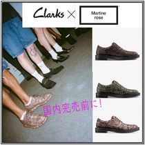 送込【CLARKS X MARTINE ROSE】Leather Oxford shoes 3色