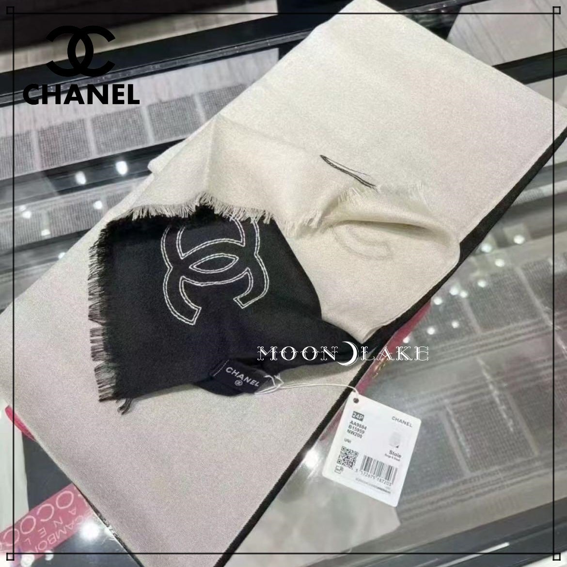 ≪24P★≫CHANEL ロゴ ストール