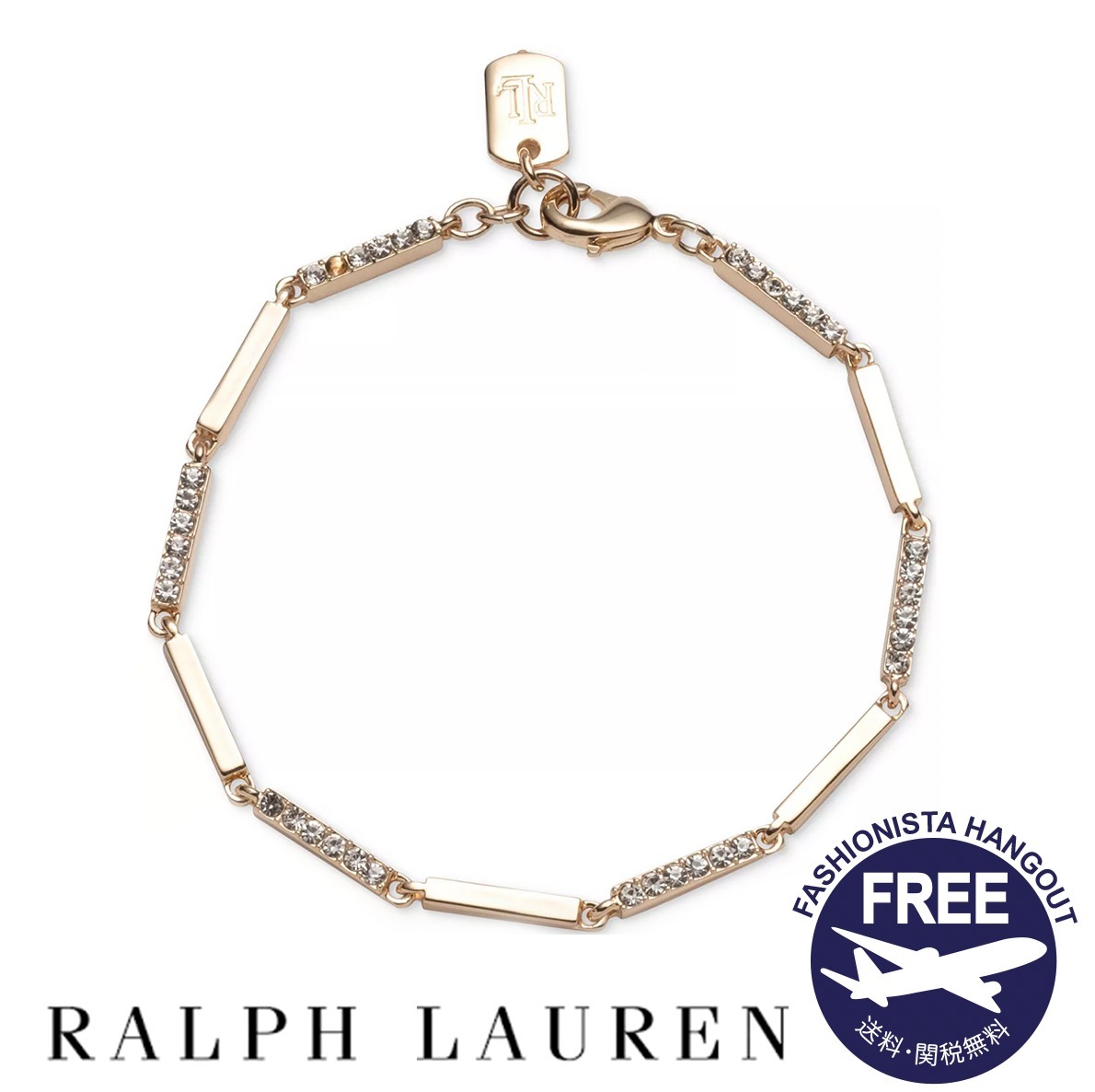Ralph Lauren ラルフローレン Crystal Pave Bar ブレスレット
