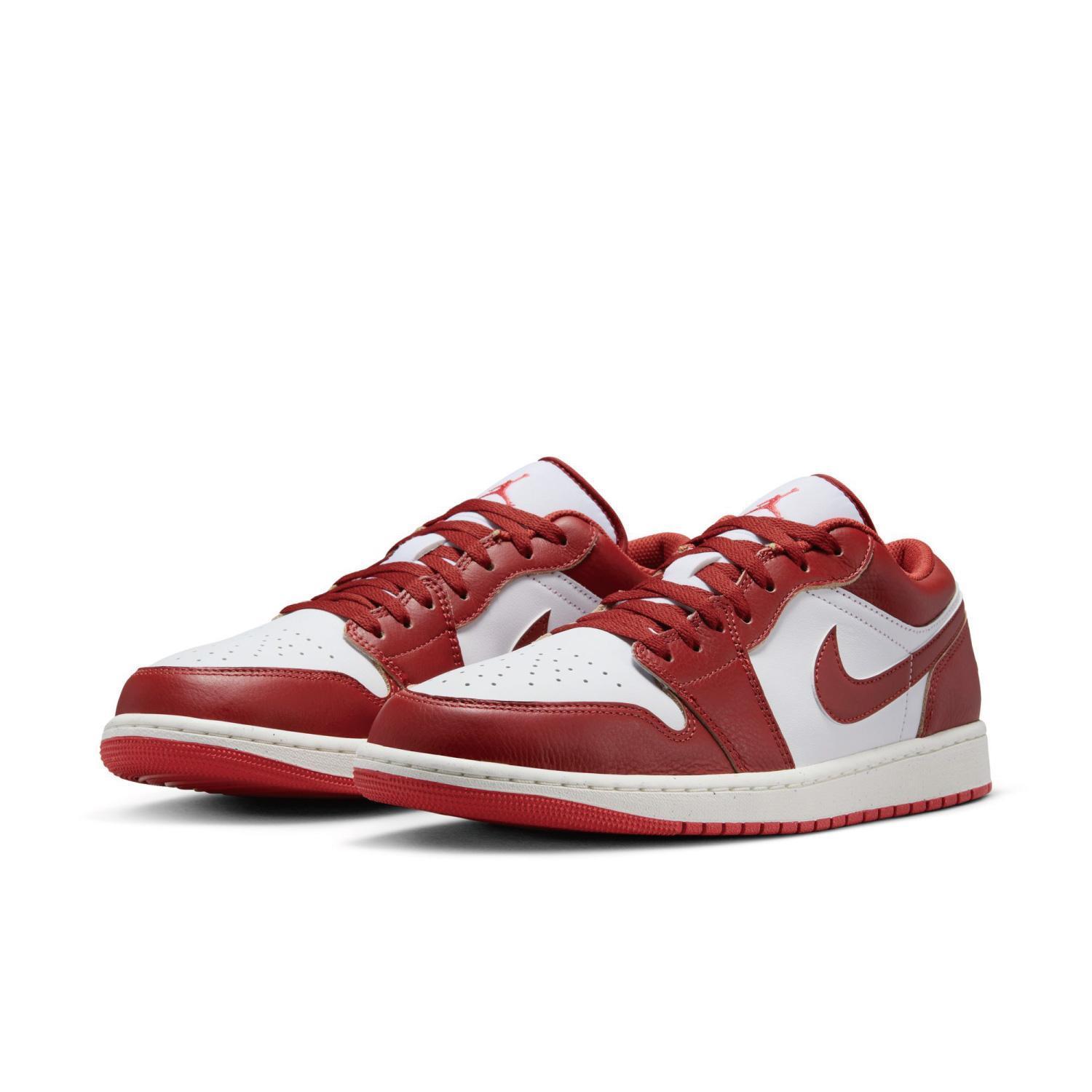 国内配送 NIKE AIR JORDAN 1 LOW SE WHITE /DUNE RED-LOBSTER