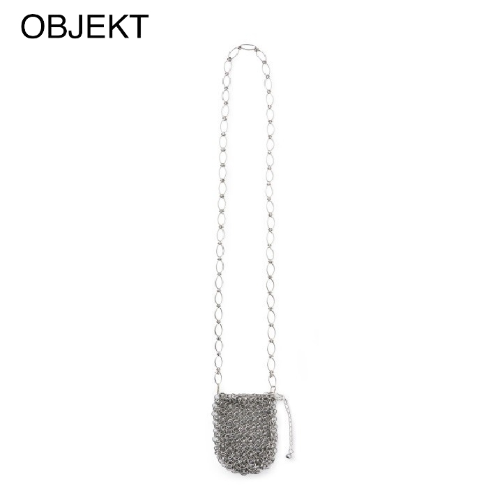 ポーチ [OBJEKT]MINI POUCH WITH CHAIN