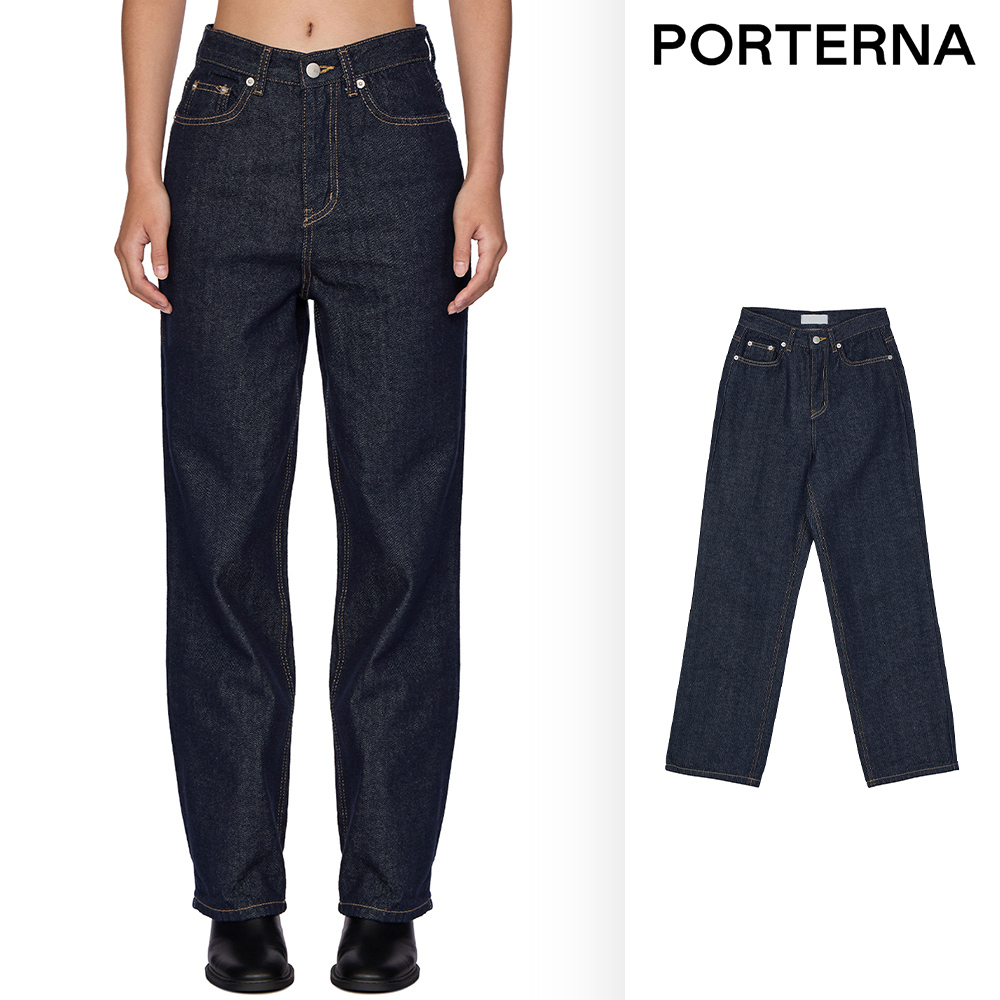 【PORTERNA】Dark Savage Straight Jeans