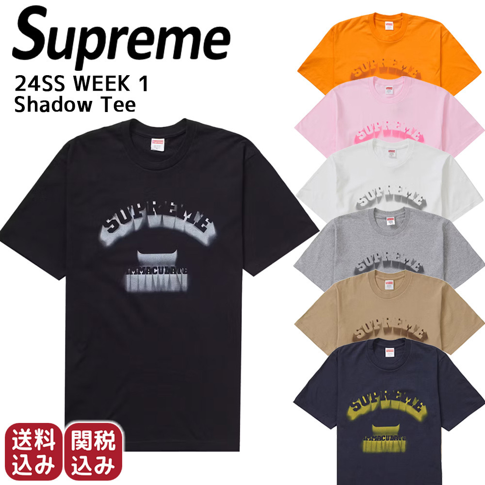 Supreme★24SS WEEK 1 Shadow シャドウ 半袖 Tシャツ