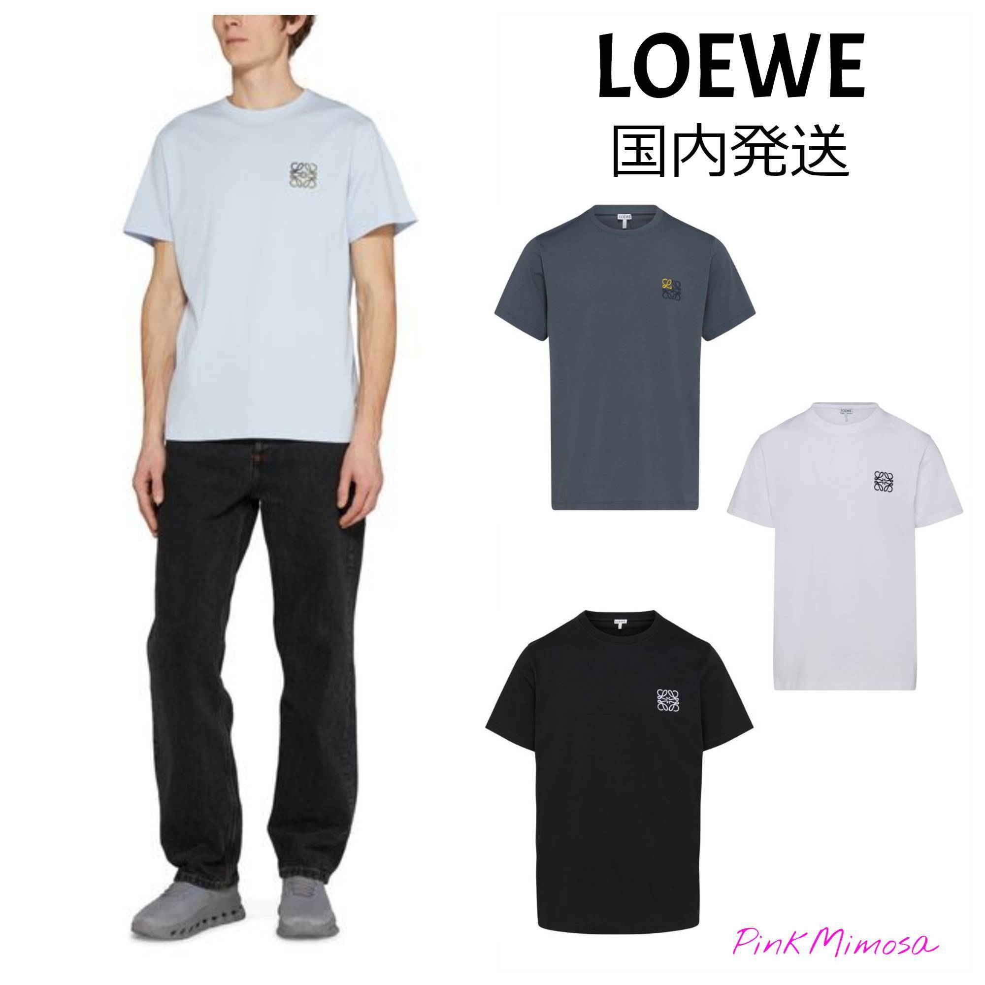 国内発送/LOEWE/アナグラム コットン Tシャツ