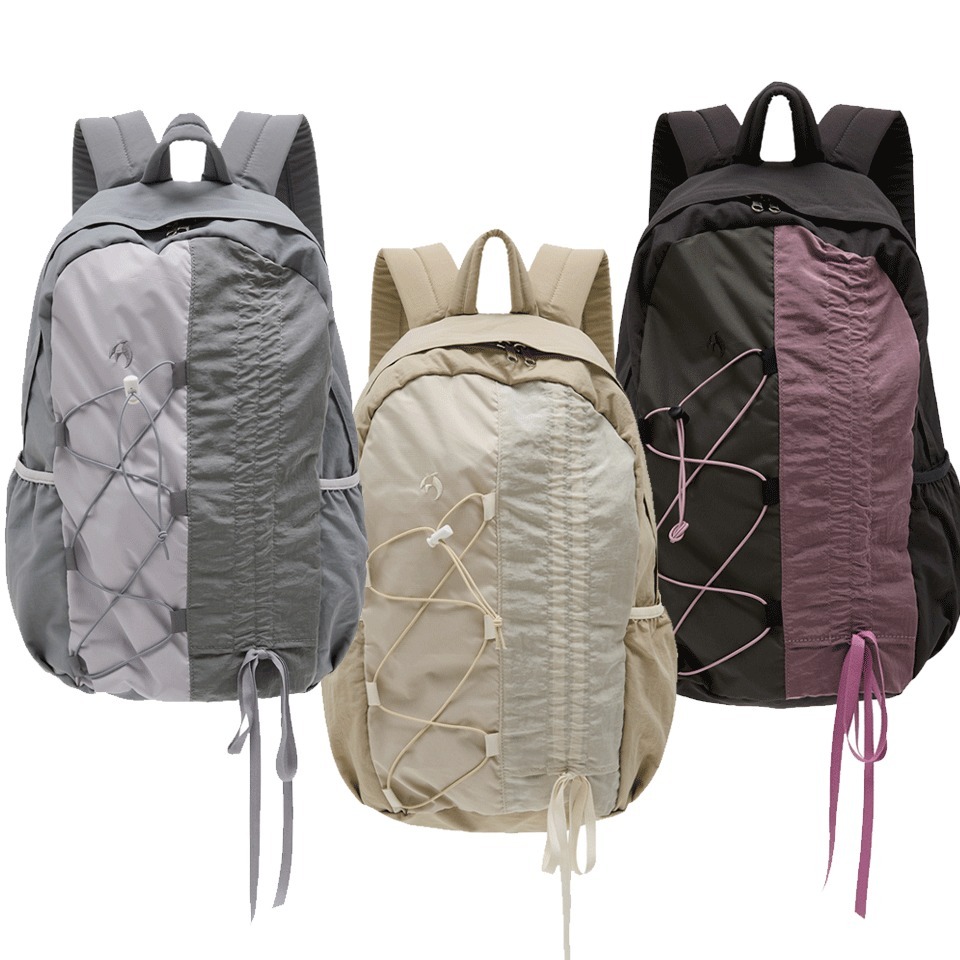 Aespa Karina Pick] WaiKei Half String Nylon Backpack