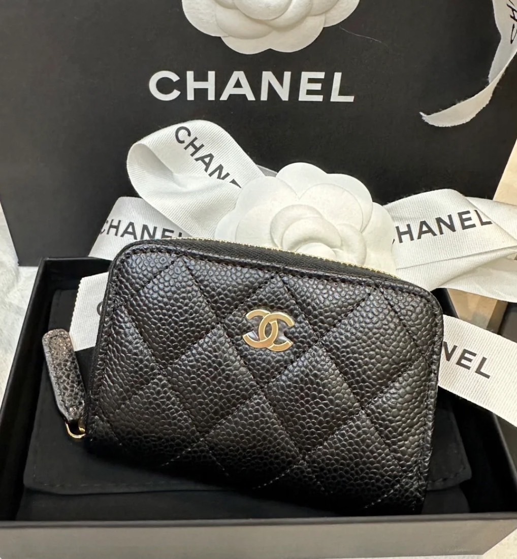 コンパクトで可愛い】CHANEL ジップコインパース ミニ財布