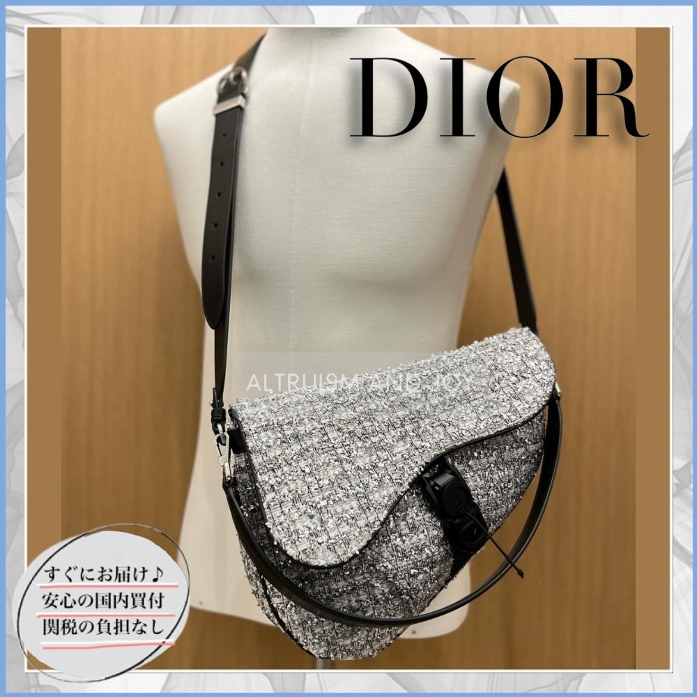 【24SS★モダンで機能的★】DIOR Saddle ツインバッグ