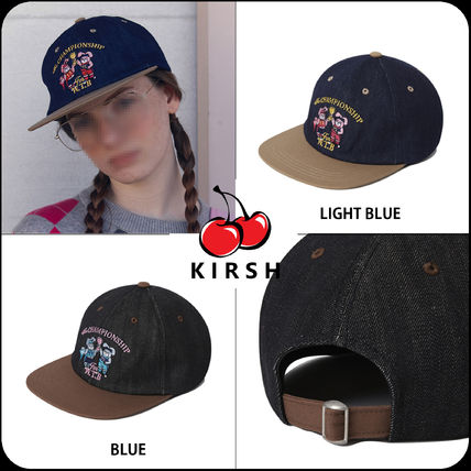 [ KIRSH ]★WITTY BUNNY GRAPHIC DENIM BALL CAP KIRSH（キルシー）の「KIRSH WITTY BUNNY GRAPHIC DENIM BALL
