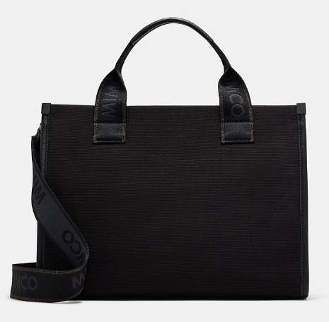 リッチなキャンバス☆MIMCO☆ミムコロゴ 広々箱型トートバッグ