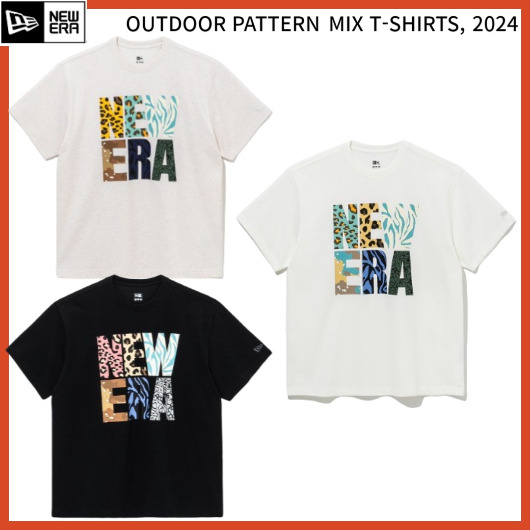 Newera■Outdoor Pattern Mix T-shirt■送料込