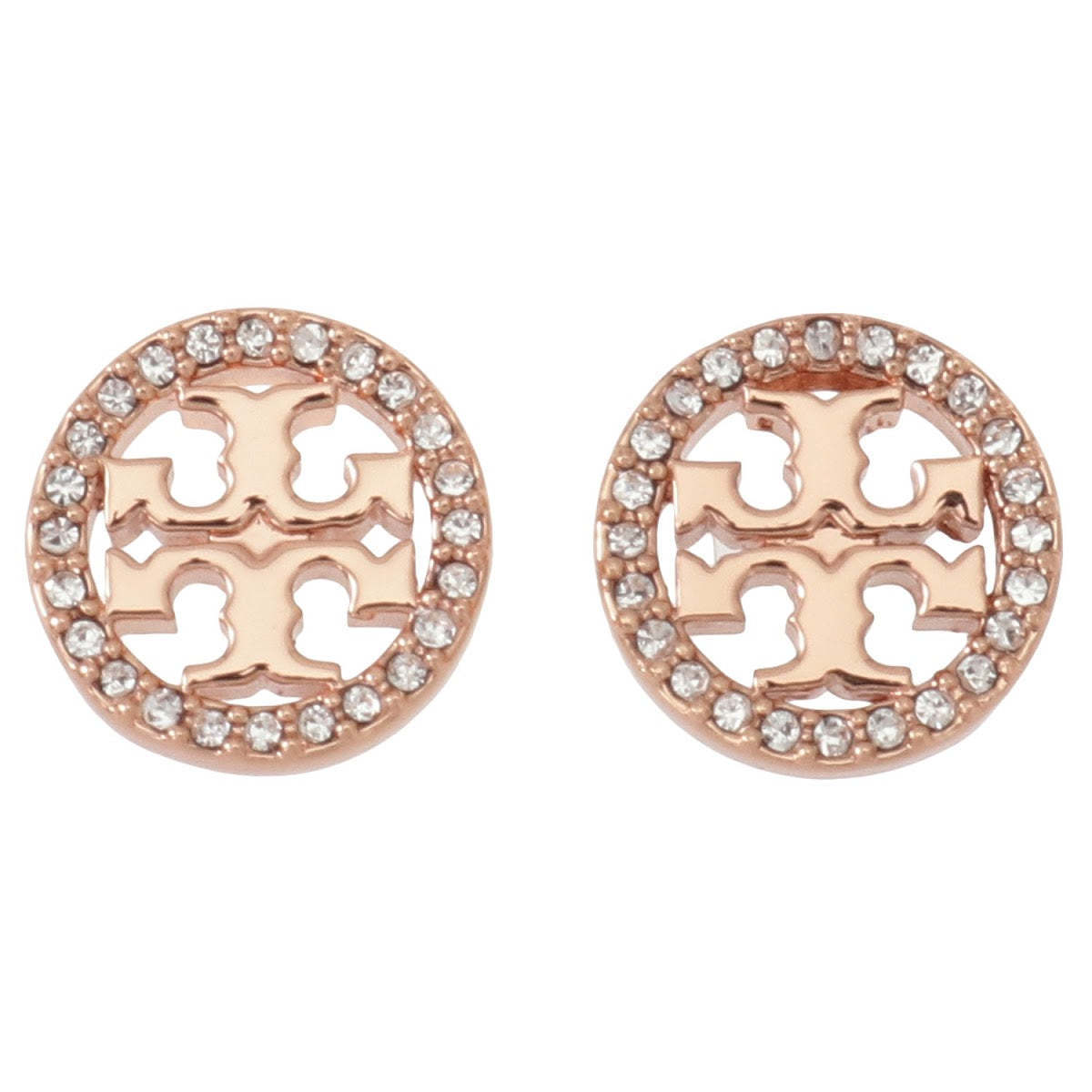 TORY BURCH ピアス 53422-696 ローズゴールド+クリア
