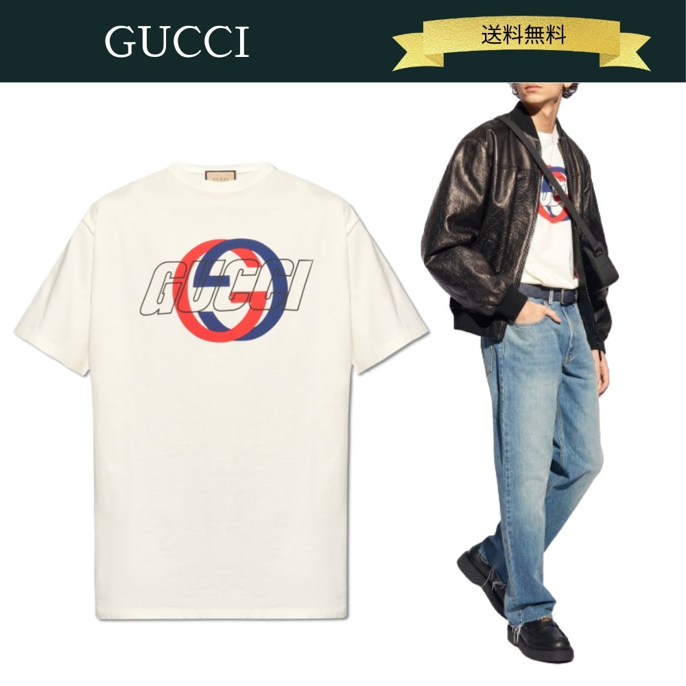 【送料込】GUCCI ☆24SS☆ ロゴ入りコットンジャージーTシャツ