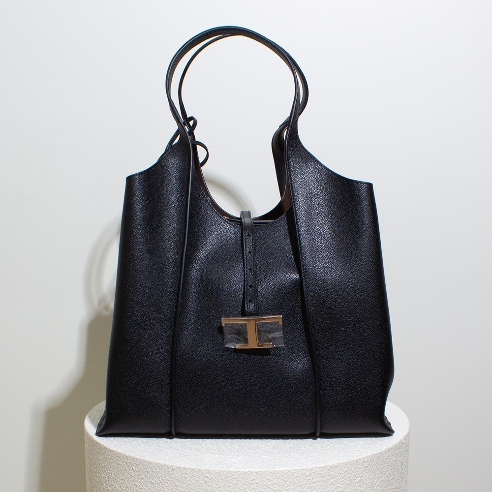 ★TOD'S T TIMELESS MEDIUM BAG ショッピングバッグ ミディアム