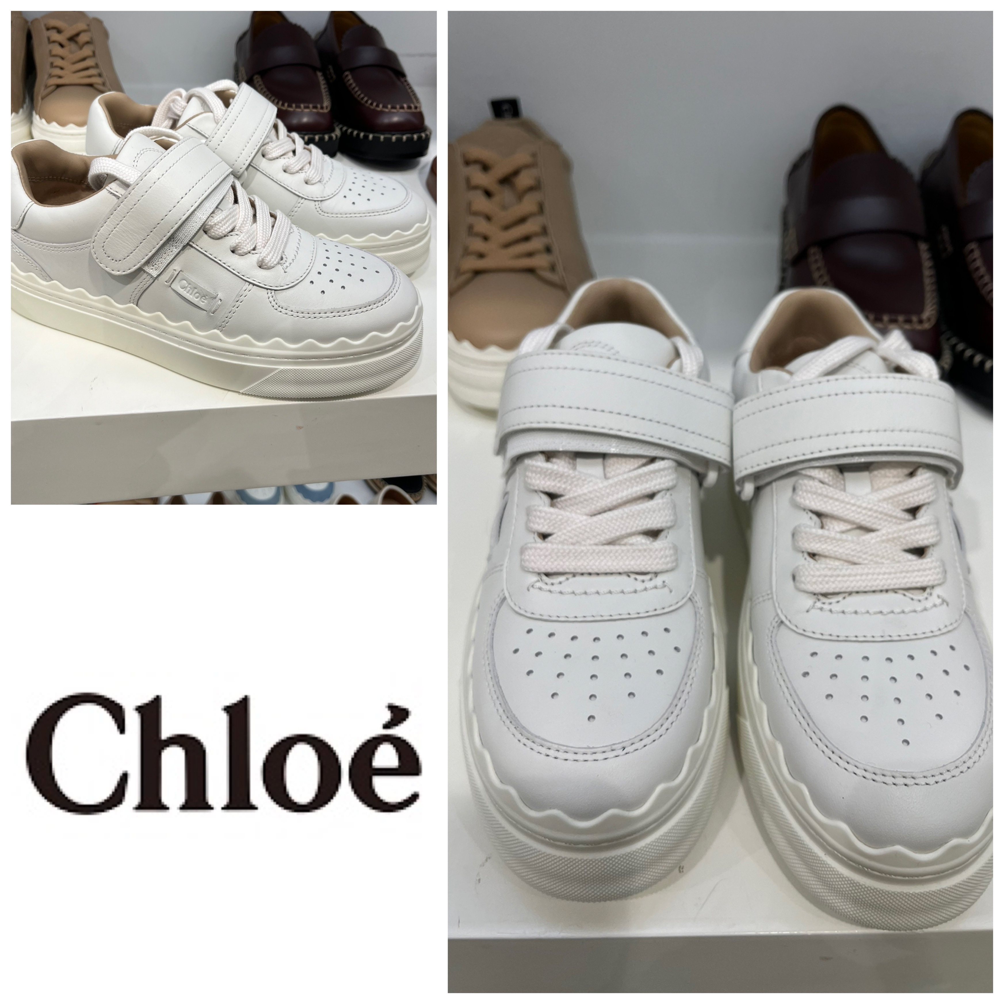 【Chloe】lauren スニーカー ホワイト