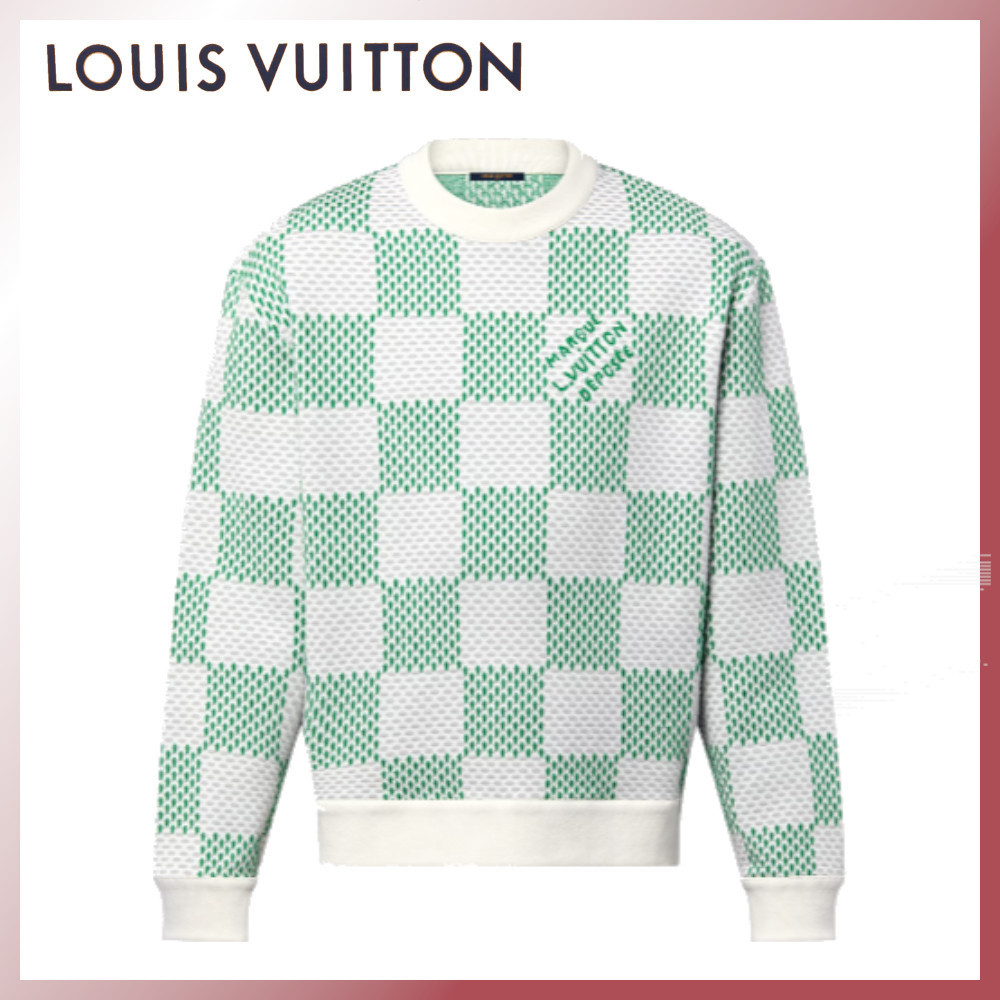 Louis Vuitton 色鮮やかな 【スウェットシャツ】ダミエ グリーン