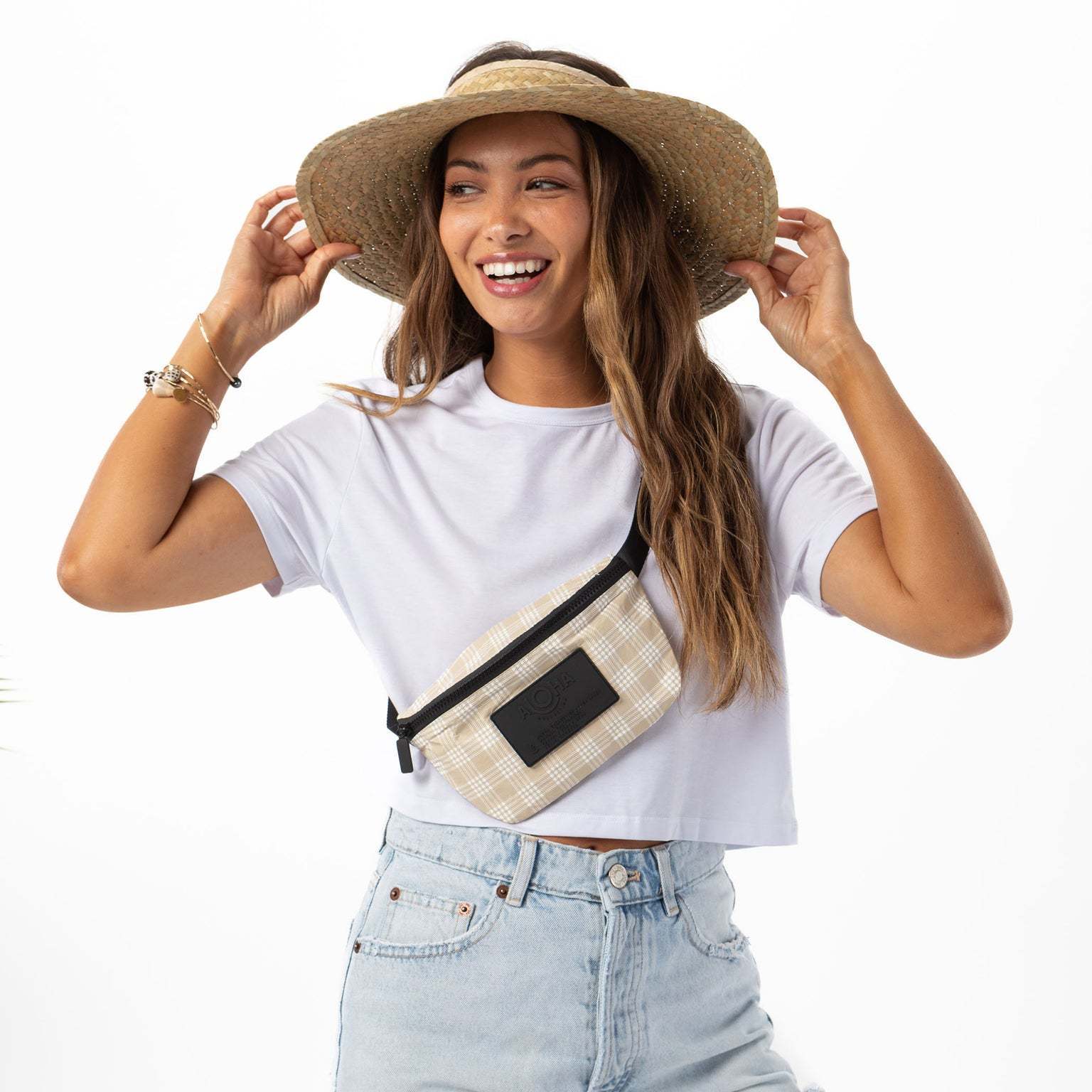 【ALOHA COLLECTION】 MINI HIP PACK MACADAMIA ウエストバッグ