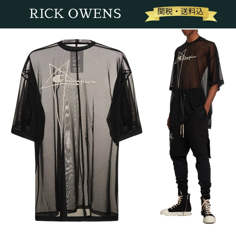 【関税・送料込】RICK OWENS  T メッシュTシャツ
