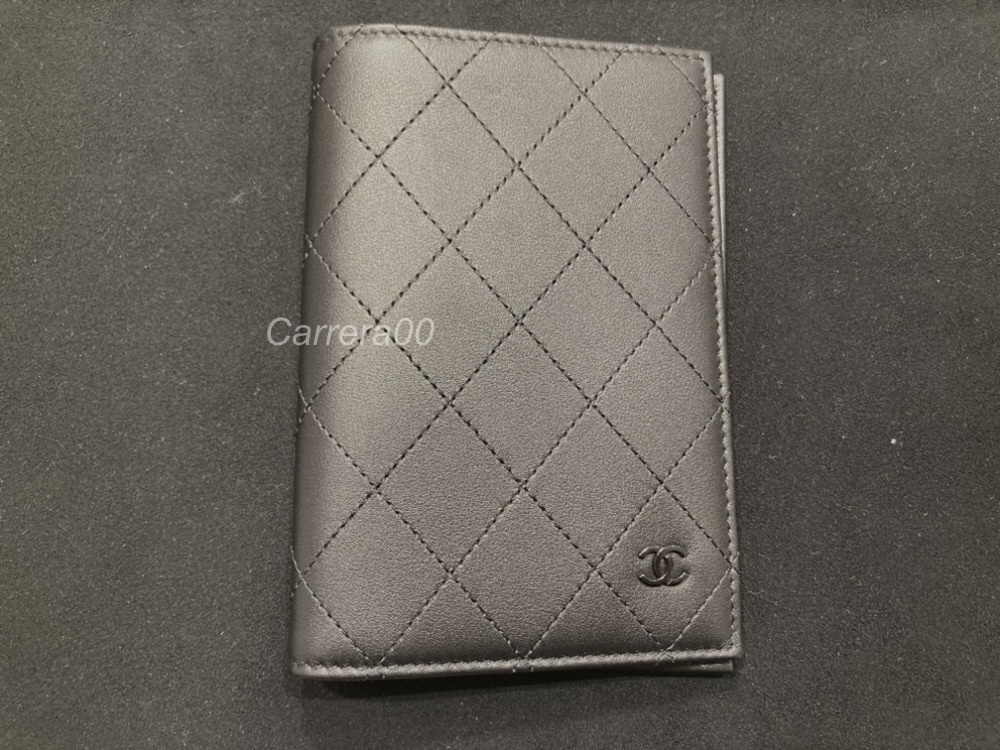 【大人気♡オールブラック】CHANEL パスケース 国内発送 black CHANEL(シャネル) ALL BLACK(オールブラック) パスケース