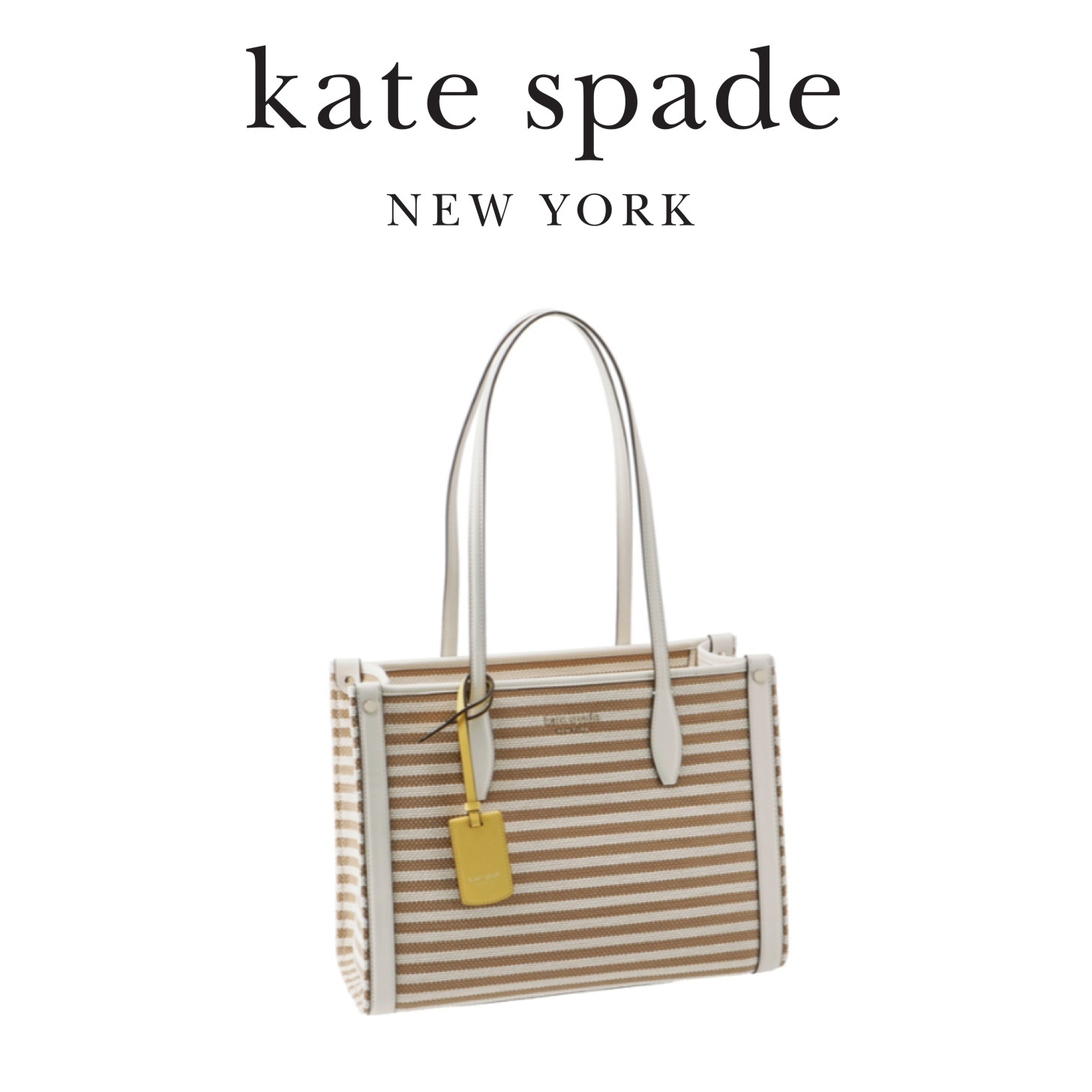 ★kate spade★ MARKET ストライプ トートバッグ