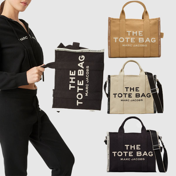 MARC JACOBS ジャカード ミディアム トートバッグ ロゴ