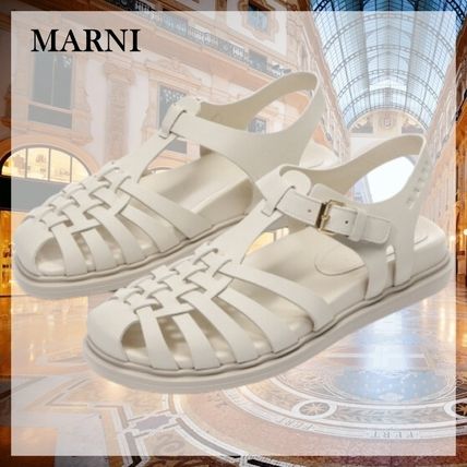ホワイト（白）系 MARNI(マルニ) サンダル・ミュール(レディース