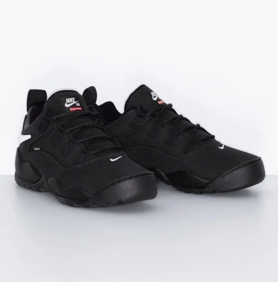 NIKE SB x Supreme ☆ Air Darwin Low ‘Black’