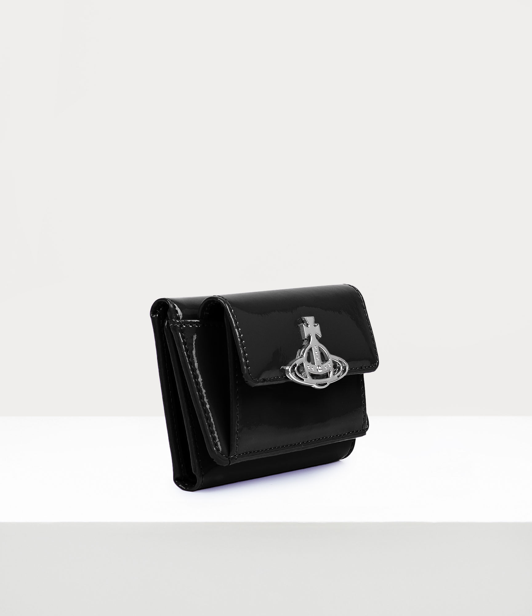 ◇Vivienne Westwood◇SHINY PATENT 三つ折りミニ財布 財布・小物