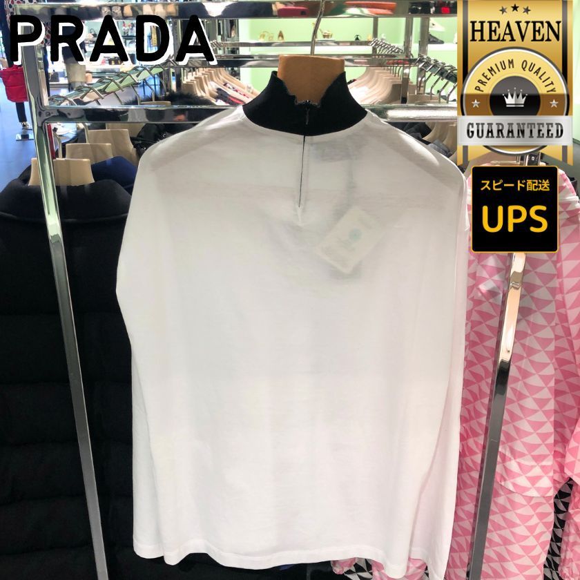 6万取引突破★UPS速達便利用【PRADA】34641 1109_コットンシャツ