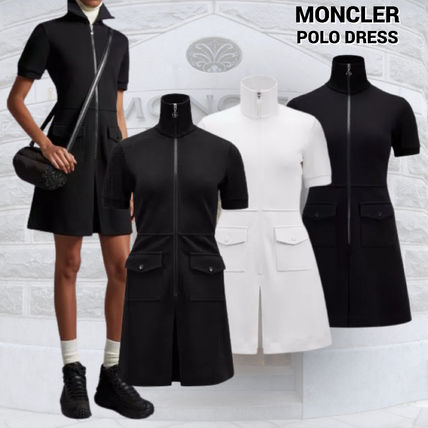MONCLER【入手困難】☆カジュアルな★POLO ワンピース☆全色 直営店買付【MONCLER】POLO DRESS ポロドレス コットンピケ