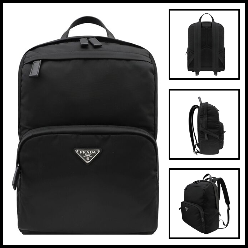 ★送料関税込★PRADA Re-Nylon サフィアーノレザー バックパック