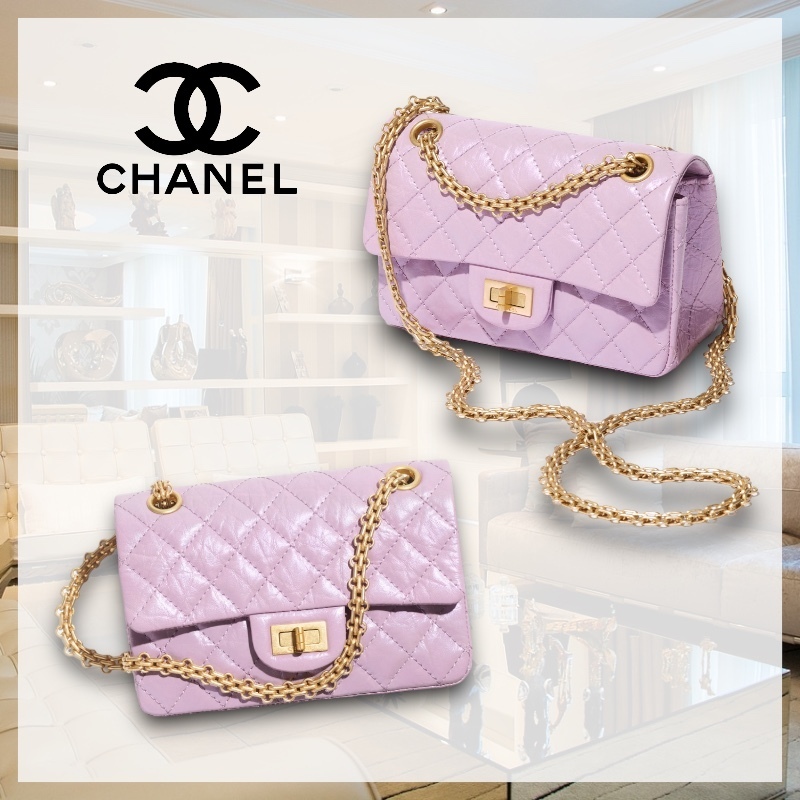 【エレガントな装いに】 CHANEL 2.55 ミニ ハンドバッグ