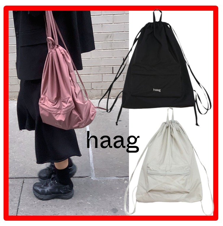 ☆人気☆【haag(ヘイグ)】☆a string backpac.k☆バックパック☆