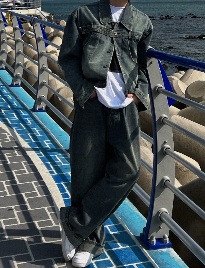 DEARMINE】Warroom Dirty Wide Denim (DEARMINE/デニム