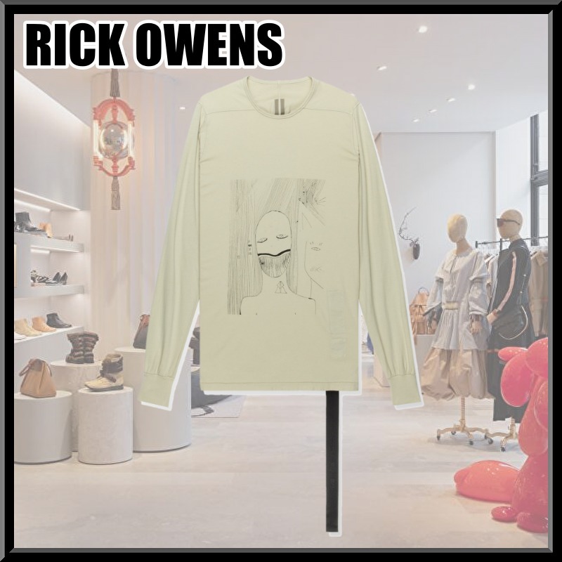 RICK OWENS DRKSHDW LEVEL 長袖 Tシャツ グラフィックプリント