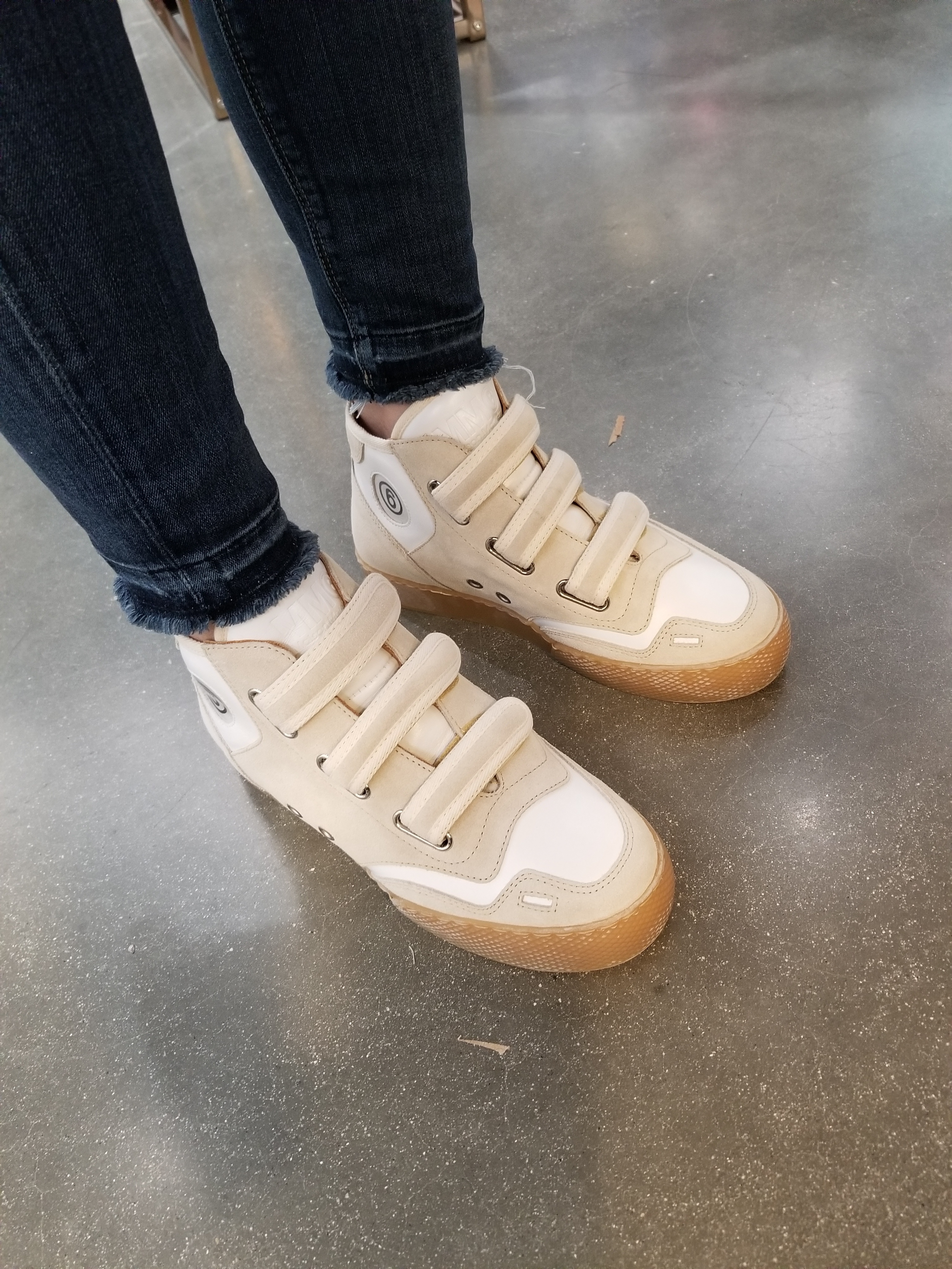 MM6｜SUEDE HIGH TOP ハイトップ スニーカー S59WS0081 P1802