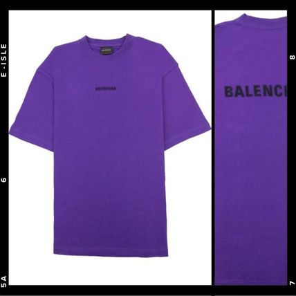 BALENCIAGA バレンシアガ Tシャツ・カットソー 紫 2008824D0016 パープル（紫）系 XL以上 BALENCIAGA(バレンシアガ) Tシャツ