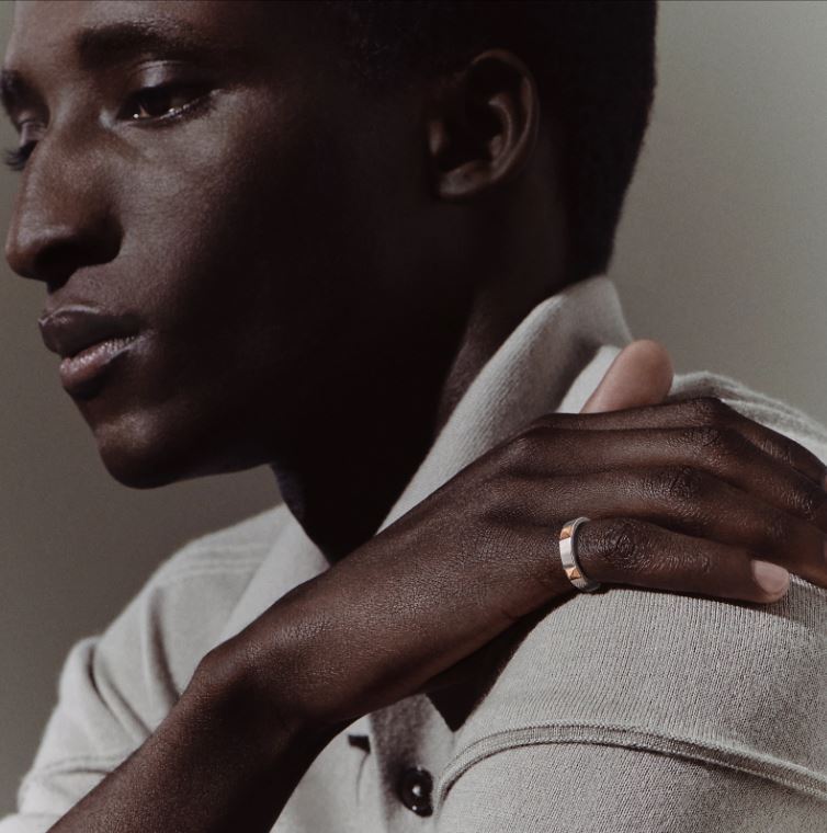 HERMES リング《エルメス・クルー・ドゥ・H》5クルー シルバーPG