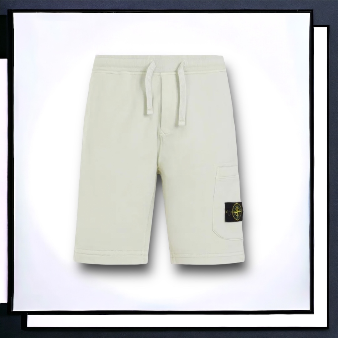 24SS【FENDI】バミューダパンツ ホワイトコットン FFジャカード FENDI 24SS FFジャカード コットン&リネン バミューダパンツ*白