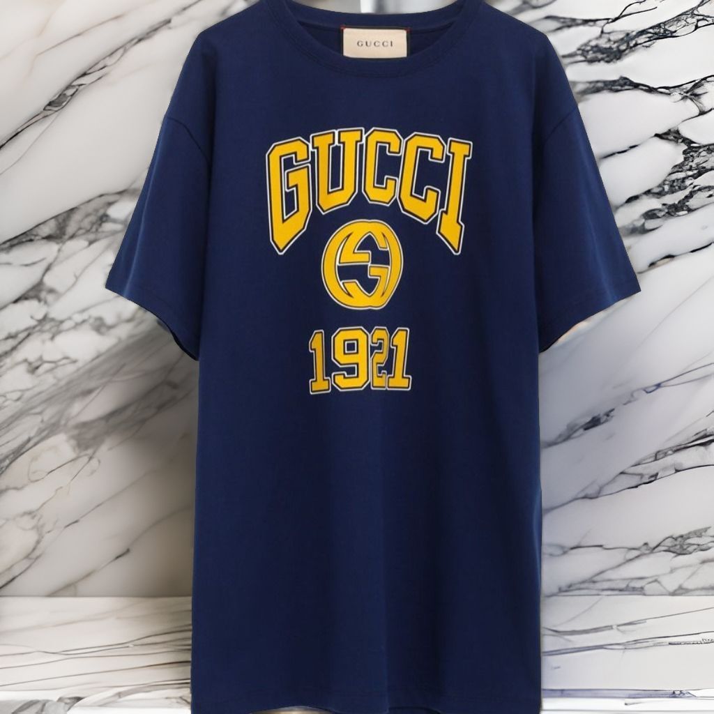 【GUCCI】コットンジャージープリントTシャツ 送料関税込み