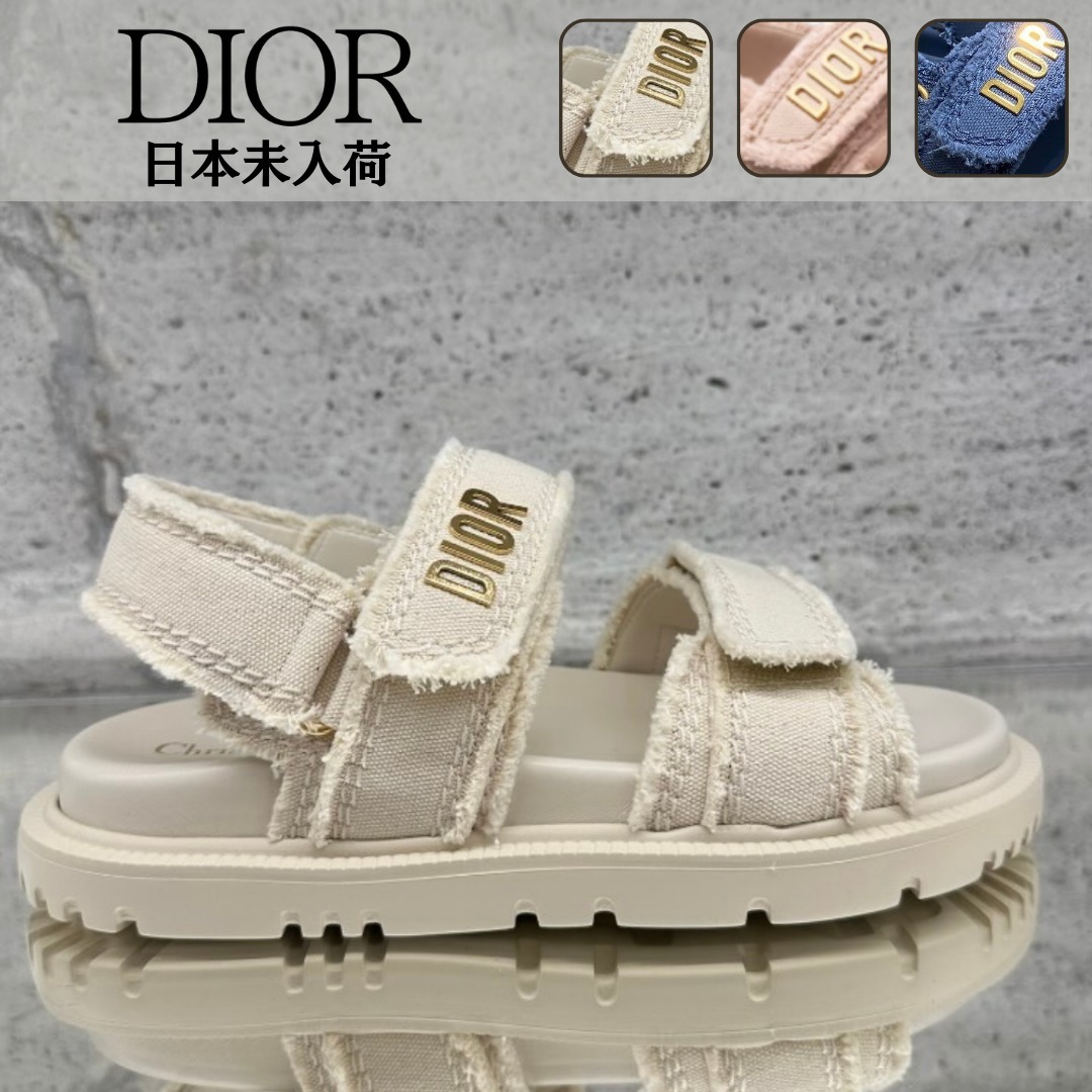 日本未入荷◆Dioract フリンジコットンキャンバス サンダル