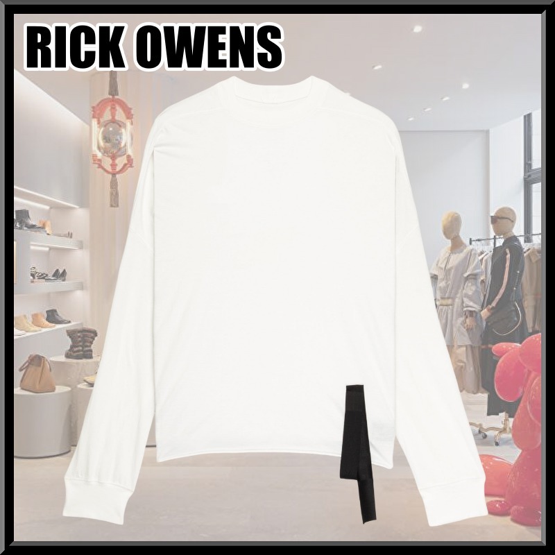 RICK OWENS DRKSHDW CRATER 長袖 Tシャツ ロゴストラップ