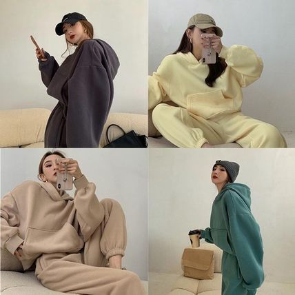 スウェット パーカー セットアップ パンツ ルームウェア 韓国