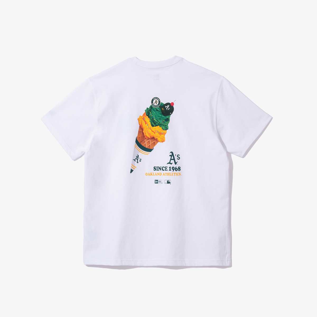 Newera■MLB ホーム チアリング アイスクリーム T-shirt■送料込 Newera□MLB ホーム チアリング アイスクリーム T-shirt□送料込