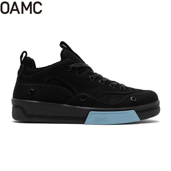 OAMC Kwik Cupsole ローカットレザースニーカー ブラック