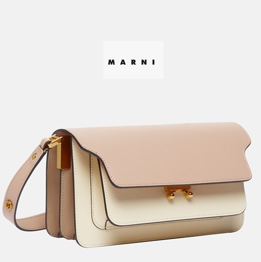 新作★MARNI （マルニ） Trunk leather shoulder bag