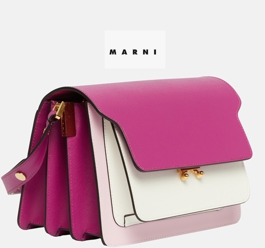 新作★MARNI （マルニ） Trunk leather shoulder bag