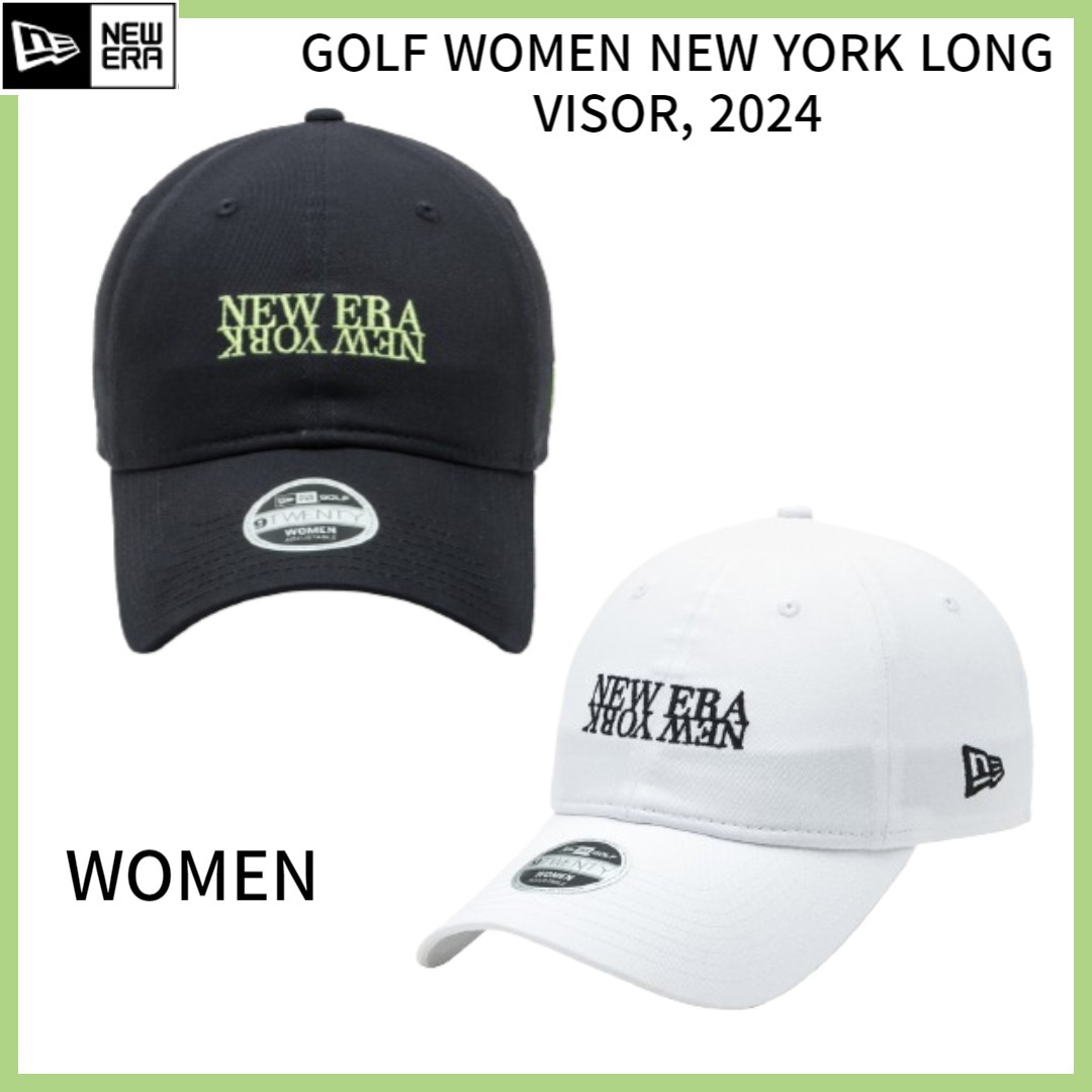 Newera■[Golf] [Woman] Long visor Unstruck ball cap ■送料込