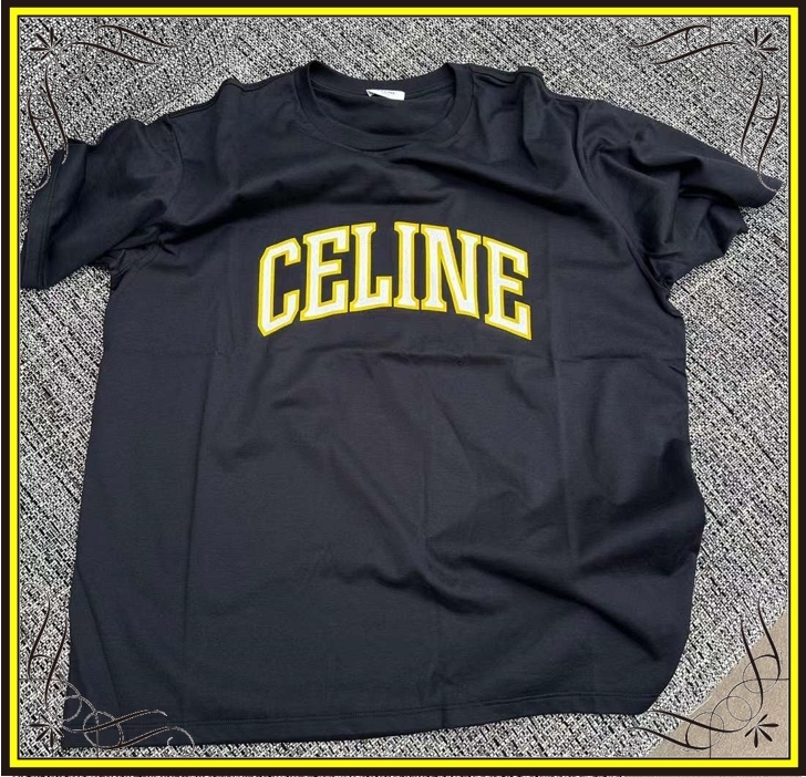 【CELINE】セリーヌ ルーズ Tシャツ コットンジャージー ロゴ