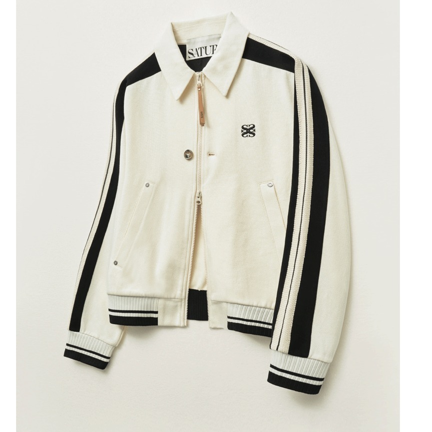 ☆SATUR☆Lawton Collar Track Zip-Up Jacket
