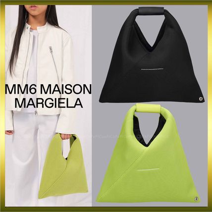 MM6 Maison Margiela Totes Casual Style Unisex 2WAY 3WAY Plain Party Style Office Style